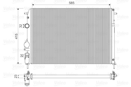 Radiator VALEO 732866