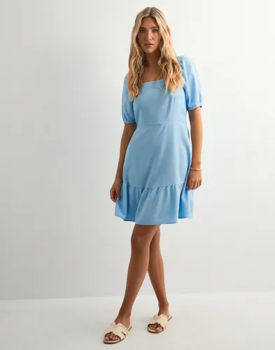 Vero Moda Blå Vmmymilo S/S Short Dress Wvn Ga