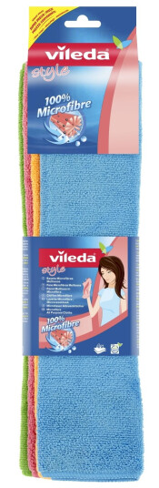 Vileda 141413, Mikrofiber, Blå, Grønn, Oransje, Rød, Maskin Vask, 60 °C, Tyskland, Ce, Weee Vileda 141413, Mikrofiber, Blå, Grønn, Oransje, Rød, Maskin Vask, 60 °C, Tyskland, Ce, Weee