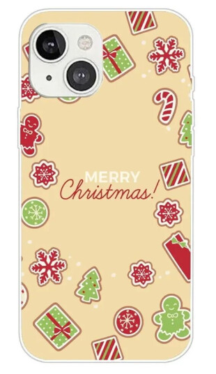 INCOVER iPhone 15 Fleksibelt Plast Jul Deksel - Merry Christmas - Juleklistremerker
