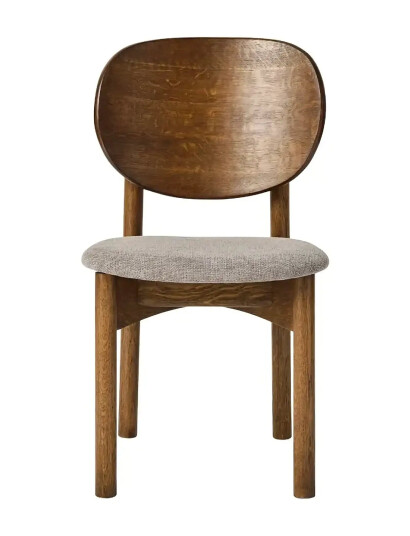 Muubs Dining Chair Oka Dark Oil/Grey Brown Muubs Dining Chair Oka Dark Oil/Grey Brown