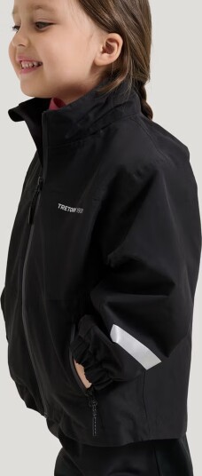 Tretorn Kids" Storm Shell Jacket Black 122/128