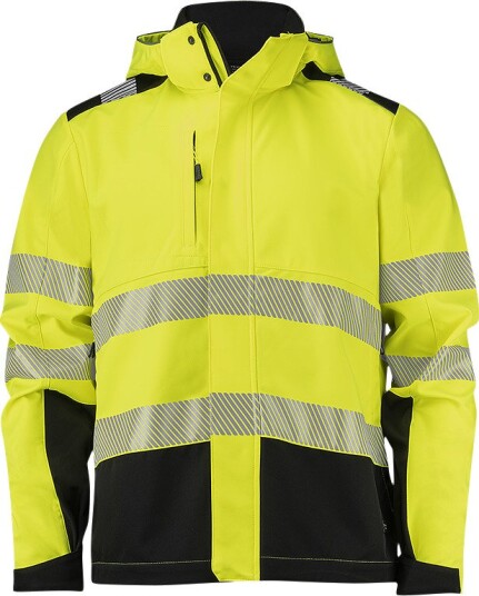 Texstar Softshelljakke FJ87 Hi-Vis Gul/Svart Hi-Vis Gul/Svart