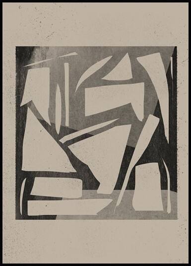 Geometric Shadows Plakat / 70x100cm
