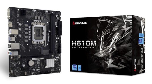 Biostar Motherboard Intel H610 Lga H610MHP 2.0