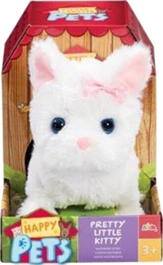 Happy Pets Pretty Little Kitty Kosekatt Hvit