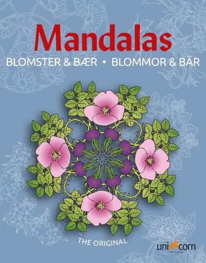 Mandalas Malebok Blomster og bær Mandalas Malebok Blomster og bær