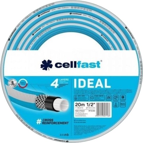 Cellfast Ideell Hageslange Størrelse: 1/2" Lengde: 20M