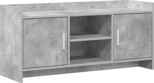  TV skap 102 x 33 x 47 cm Betonggrå Konstruert tre