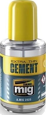 Vallejo Ammo Extra Thin Cement Polyester Plastlim 30 Ml