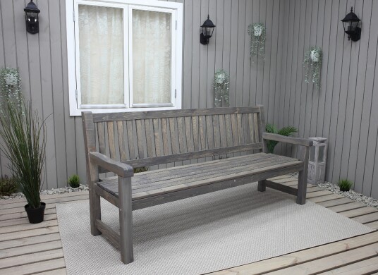 Hagebenk Brooklyn Askegrå