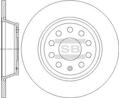 Hi Q SD5414 Bremseskive Hi Q SD5414 Bremseskive