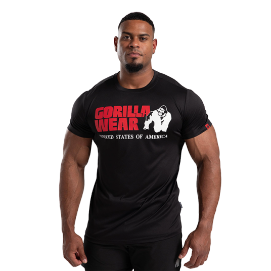 Gorilla Wear Classic Training T Shirt Black Svart XX large