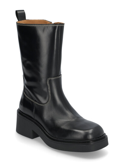 ANGULUS Booties - Flat - With Zipper - Black - 37