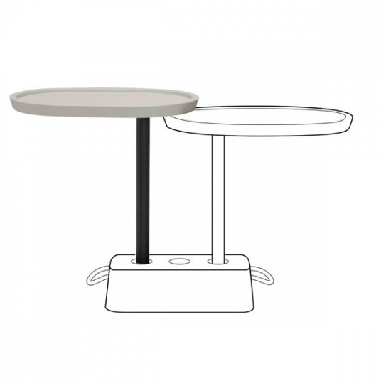 Fatboy Brick's Buddy Anthracite (Ekstra bord til Table) Fatboy Brick's Buddy Anthracite (Ekstra bord til Table)