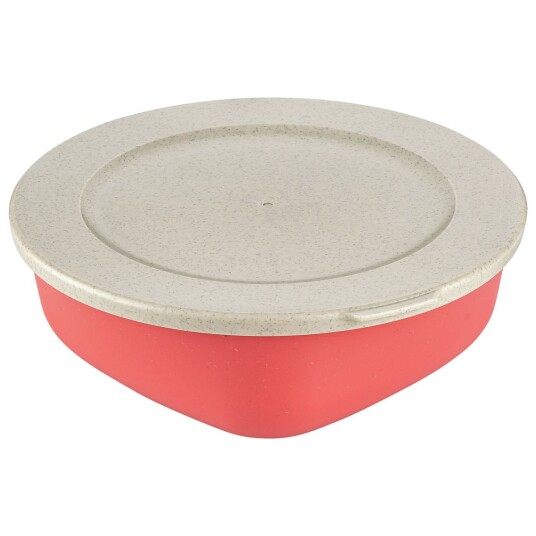koziol Gjenbrukbar matbeholder Connect Box; 1300ml, 21.3x20.7x7.1 cm (LxBxH); Rød; Rund; 2 Stykk / Forpakning