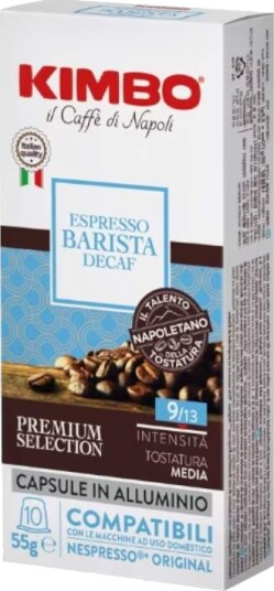 Kimbo | Espresso Barista Decaf 10 kapsler til Nespresso®