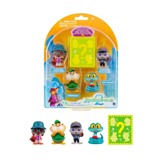 Disney Zootropolis 2 Figurer – Mystery Tails 5 stk – med Overraskelsesfigurer Disney Zootropolis 2 Figurer – Mystery Tails 5 stk – med Overraskelsesfigurer