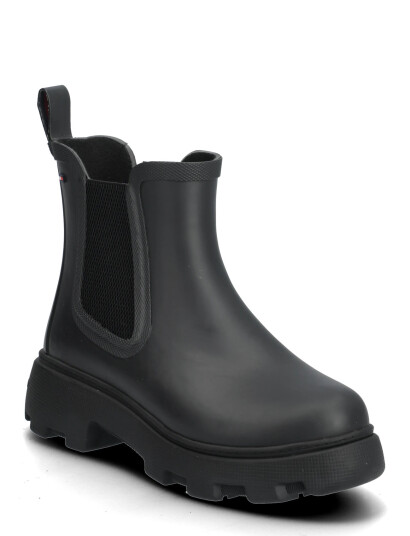 Tommy Hilfiger Flag Ankle Rainboot Warm Lining - Black - 37