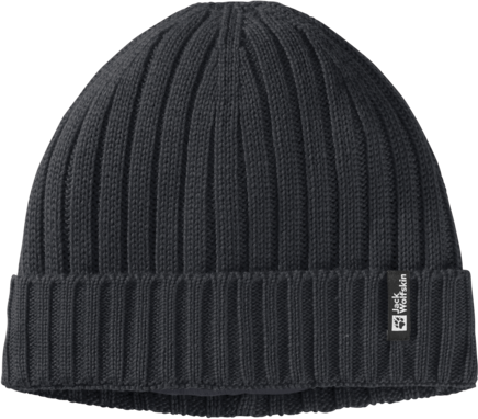 Jack Wolfskin Rib Knit Beanie Black OneSize Jack Wolfskin Rib Knit Beanie Black OneSize