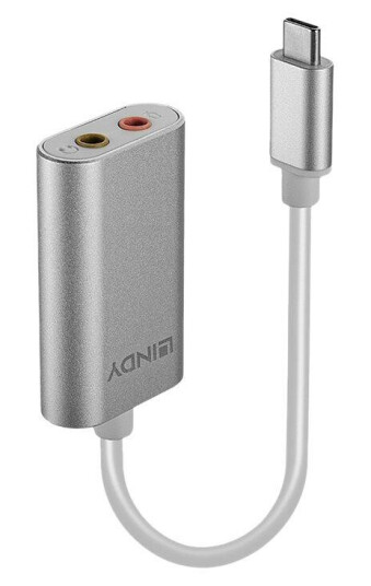 Lindy 42711 USB-C til 3.5mm Lydadapter Hvit
