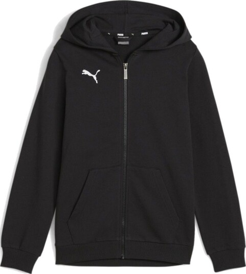PUMA Hettegenser Teamgoal Casuals Full Zip Svart/hvit Barn størrelse 152 cm