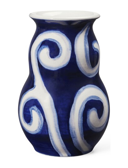 Kähler Tulle Vase H13 Cm Blå Blue H13CM