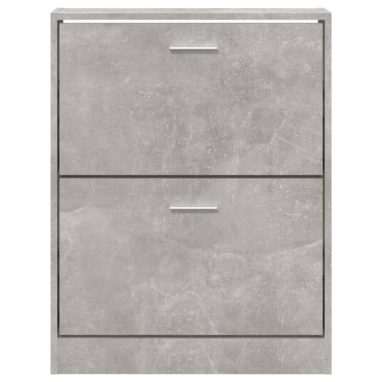 vidaXL Skoskap betonggr? 59x17x81 cm konstruert tre vidaXL Skoskap betonggr? 59x17x81 cm konstruert tre