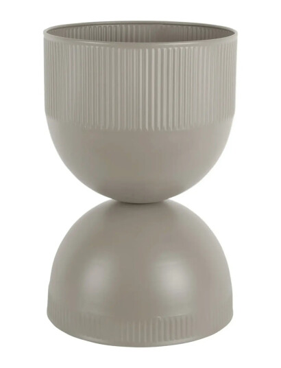 present time Plant Pot Tonar Medium - Grey - H 39CM present time Plant Pot Tonar Medium - Grey - H 39CM