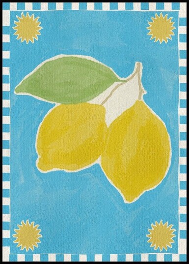 Citrus Delight Plakat Plakat / 40x50cm