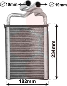 VAN WEZEL 82006356 Varmeapparat register