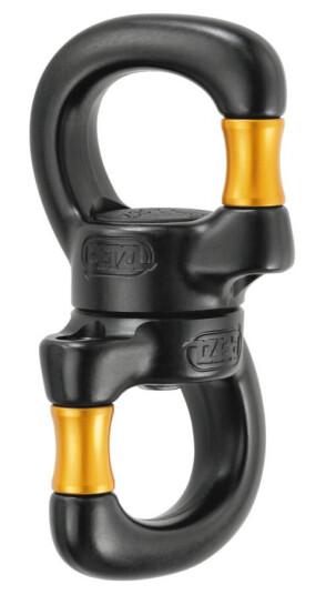 Petzl tilbehør Svivel Åpen, Gul/Svart, 1 Del, SET-P58-SO Gul/svart