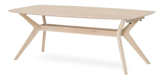 Torkelson Hampton spisebord 210x100 cm røykbeiset eik