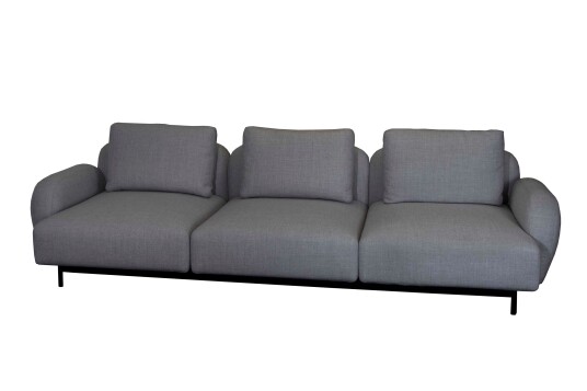Cane line Aura 3 seter sofa Dark grey Grå Cane line Aura 3 seter sofa Dark grey Grå