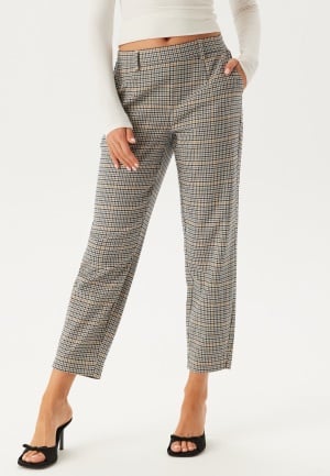 Object Collectors Item Lisa Slim Pant Sandshell Checks:Morel/bering 36