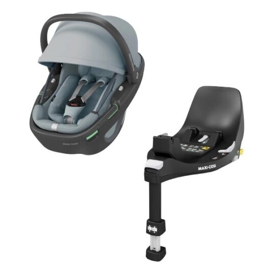 Maxi-Cosi Coral 360 Babybilstol inkl. Base Essential Grey