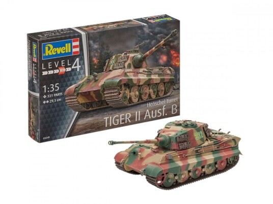 Revell 1/35 Tiger II Ausf.B Henschel Turret Militærmodell