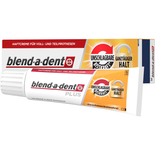 Proteselim BLEND-A-DENT Plus Uslåelig Bite Best Hold 40g Proteselim BLEND-A-DENT Plus Uslåelig Bite Best Hold 40g