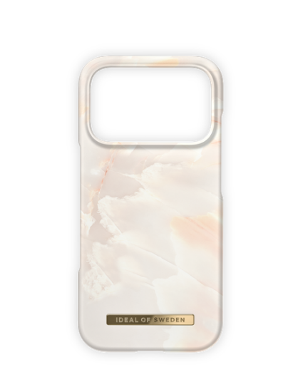 Ideal Of Sweden Printed Case iPhone 17 Pro Max Rose Pearl Marble