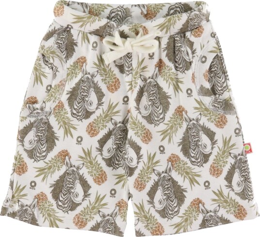 Katvig Shorts   Hvit m. Tropisk Mønster   Katvig   4 år 104   Shorts Brun Grønn