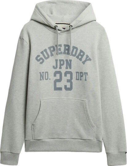 Superdry Athletic Ess Hoodie   CADET GREY MARL   XL