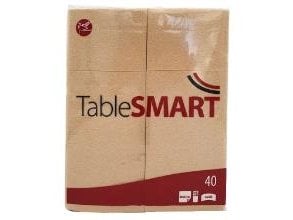 Serviet Tablesmart 40X32cm Airlaid Til Bestik Natur,40 Stk/Pk