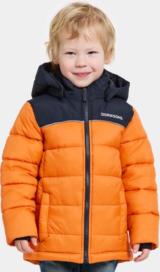 Didriksons Fox Kids Jacket Orange Jam 100