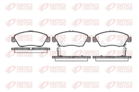 Bremseklosser REMSA 0418.02 Bremseklosser REMSA 0418.02