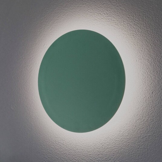 Argon Orios Plus LED-vegglampe grønn Ø 30 cm stål Argon Orios Plus LED-vegglampe grønn Ø 30 cm stål