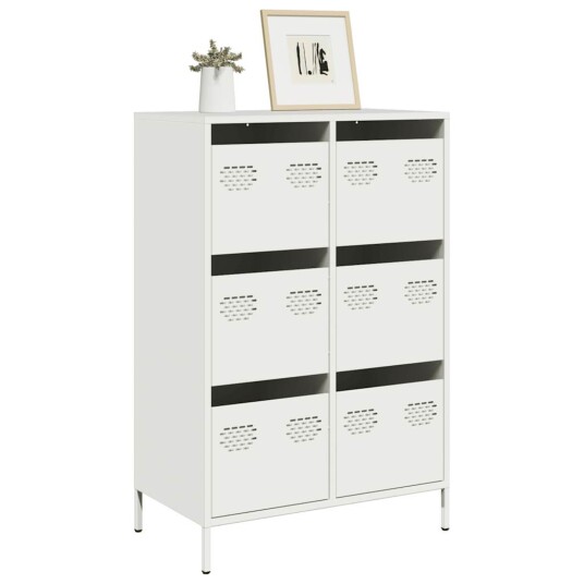  Highboard hvit 68x39x101,5 cm stål 8721102929823