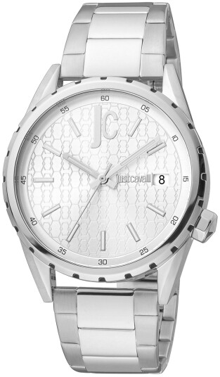 Just Cavalli Herreklokke JC1G217M0055 Classic Sølvfarget/Stål Ø42