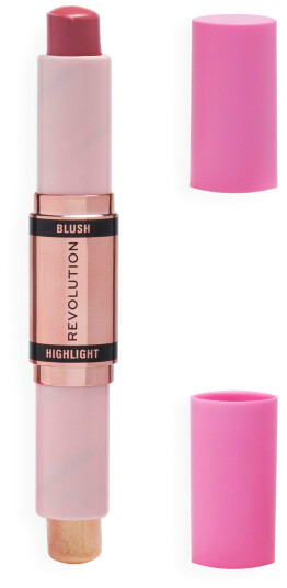 Makeup Revolution Blush & Highlight Stick Mauve Glow 4,3g