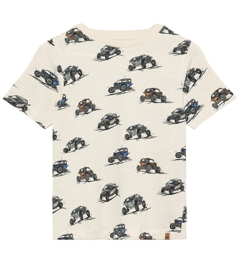 Minymo T Shirt Ss Aop Cream 116 Minymo T Shirt Ss Aop Cream 116