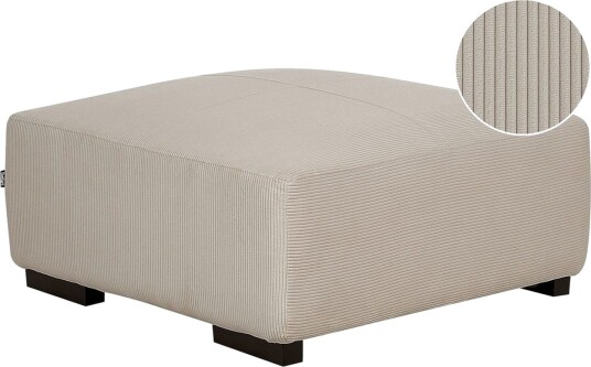 Fotpall Lungo Beige - Beige